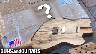 Unboxing a REAL ZEBRAWOOD guitar kit MADE IN USA!