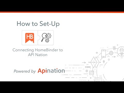 How to Connect HomeBinder to API Nation