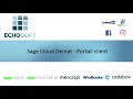 Sage cloud demat  portail client  prsentation