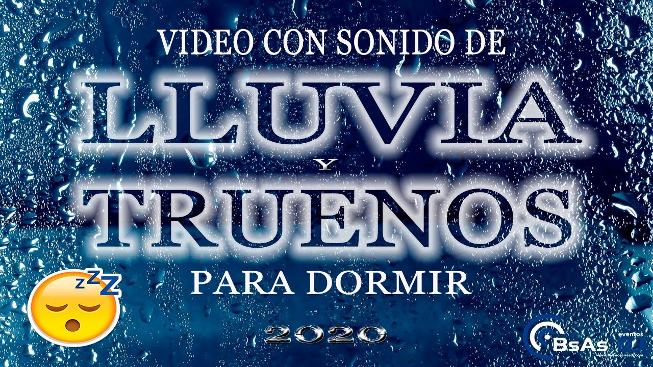 VÍDEO HD, SONIDO DE LLUVIA Y TRUENOS PARA DORMIR PROFUNDAMENTE ...