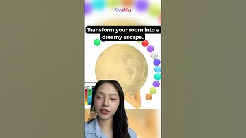 Onetify - Touch Control 16 Colors Moon Lamp with Remote Control
