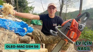 OLEO-MAC GSH 56 CANAVARI DENİYORUZ(OLEO-MAC GSH 56 TRYING THE MONSTER)#CHAINSAW