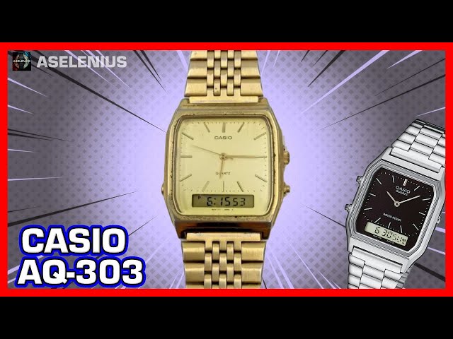 Casio AQ-303 predecessor of AQ-230 a dress watch? - YouTube