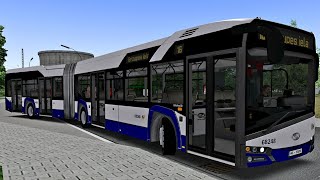 Solaris Urbino 18 обзор Рижского автобуса на карте Liepaja OMSI 2