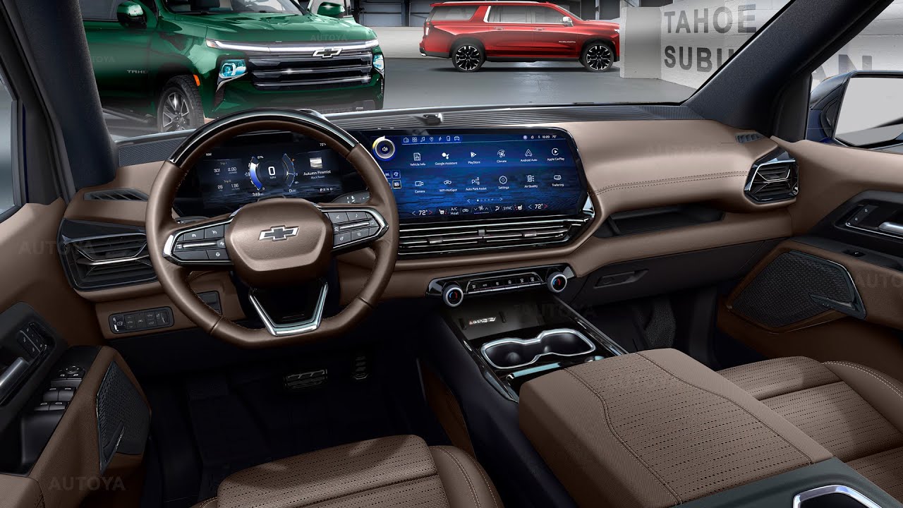 Refreshed 2024 Chevrolet Tahoe Interior Facelift Preview You