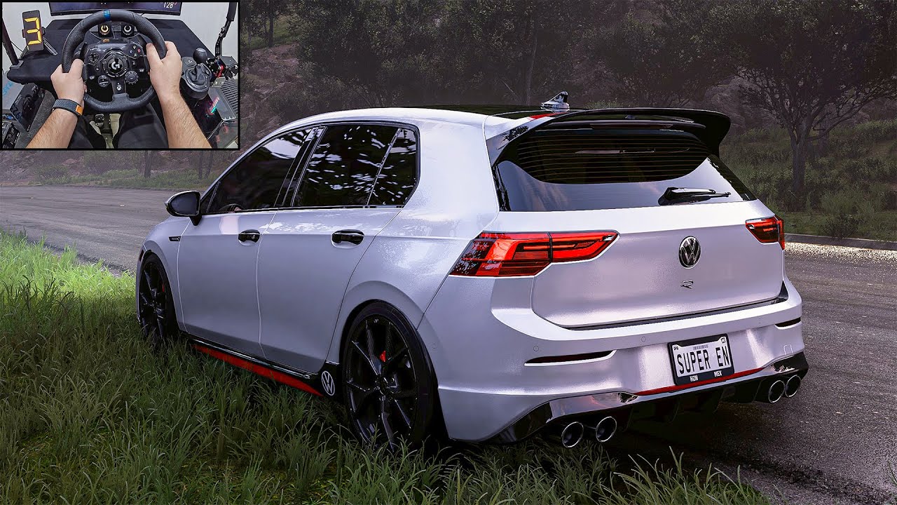 840HP Volkswagen Golf R 2022 - Forza Horizon 5 | Logitech G923 Steering Wheel