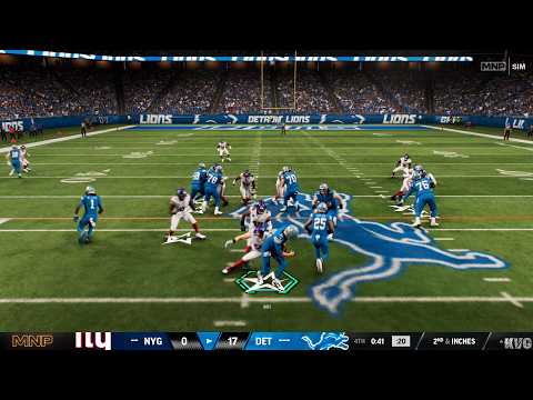 Madden NFL 27 - New York Giants vs Detroit Lions - Gameplay (PS5 UHD) [4K60FPS]
