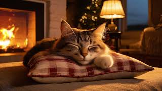 🔥Fireside Symphony: Embracing Winter's Frosty Spell🔥 Sleep With Cat