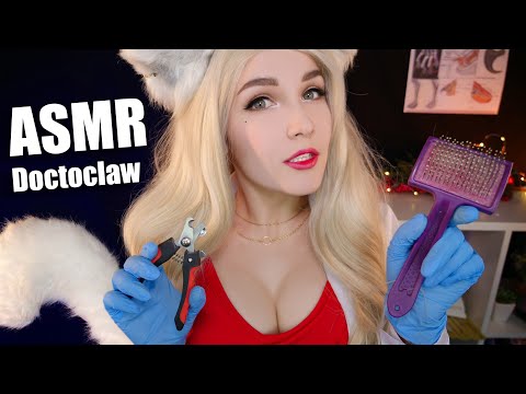 Видео: АСМР Когтолого-шерстолог  🐈💉💊 ASMR Doctoclaw