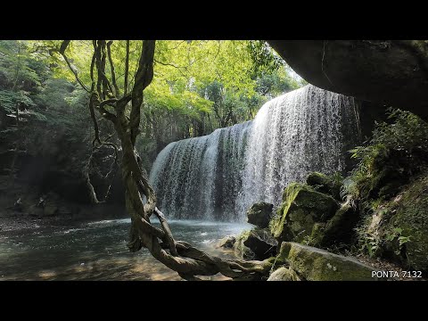 【旅】熊本県小国町の「鍋ヶ滝_NABEGATAKI」マイナスイオン全開の避暑地！