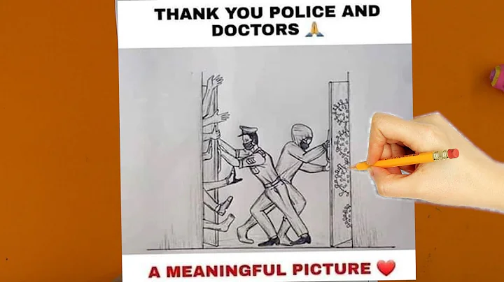 CoronaVirus Message By Sketching | Awareness Safety Poster