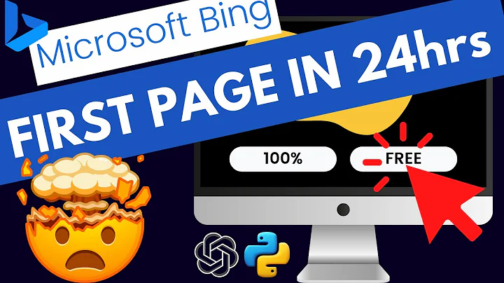 Como alcançar a primeira página do Bing em 24 horas | SEO totalmente grátis