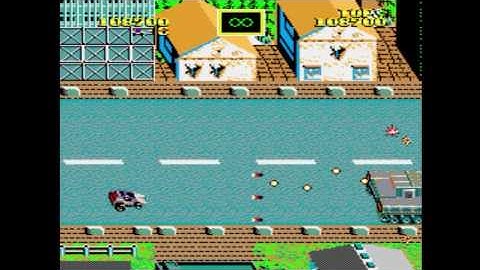 BREAKTHRU - Arcade (Data East) Completed 1cc