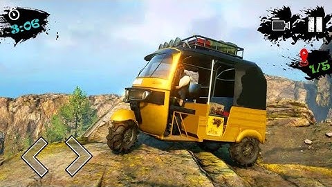 Offroad Tuk Tuk Auto Rickshaw Driving Simuletor Sunts - Android Gameplay #2