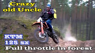 80 YEAR OLD GRANDPA SHREDS DIRT BIKE CRAZY UNCLE