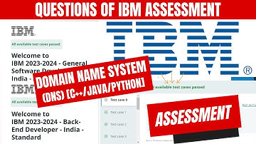 IBM Software Developer & IBM Back-End Developer Assessment Solutions in C++ | Java | Python