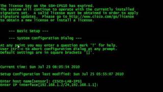 AIP-SSM - Initial Configuration - Basic Parameters