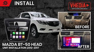 Mazda BT 50 Head Unit Installation 20122017