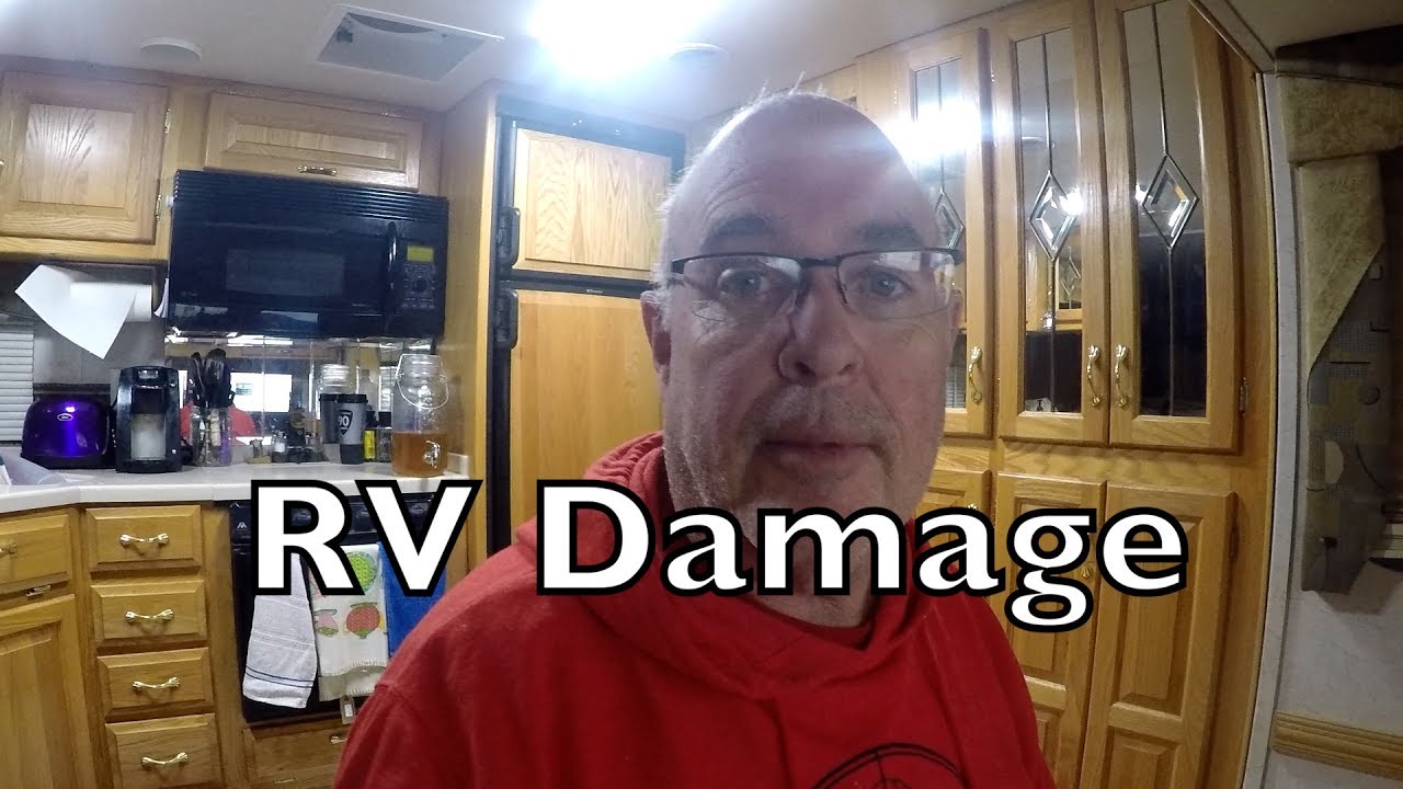 Rv Damage Ripped Off A Cabinet Door Youtube