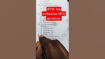 BTSC Lab technician MCQ question #kgmu#aiims cre #icmr #esic #dsssb#lab technologist #Easytolabtech