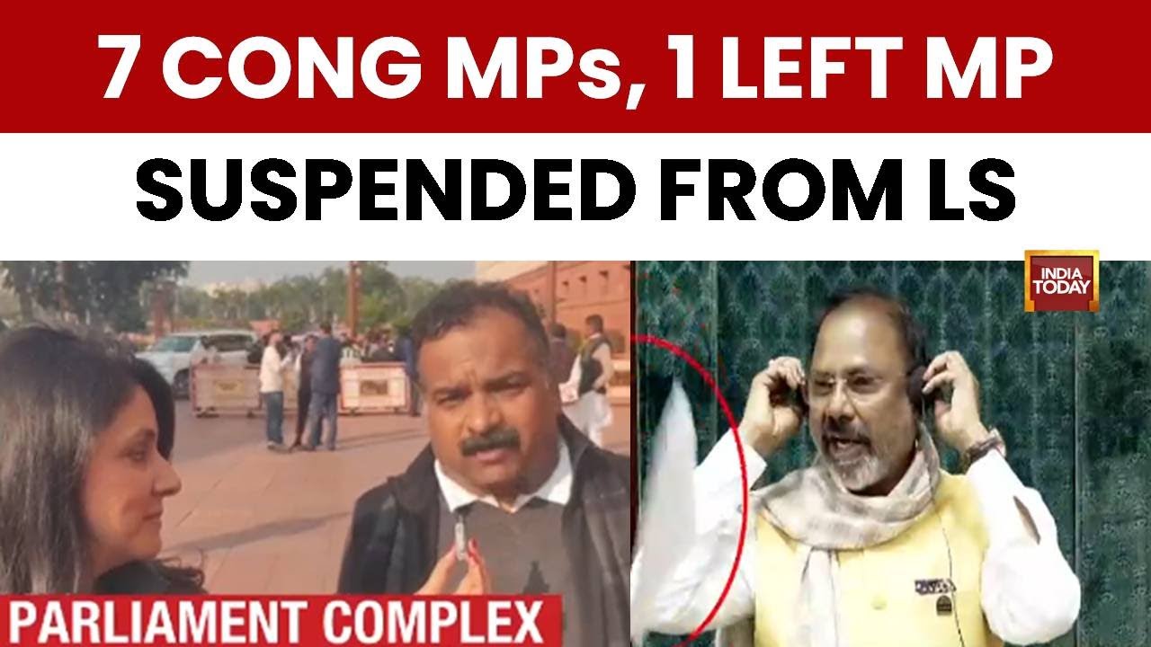 Manickam Tagore And 7 Other MPs Suspended From Lok Sabha Following Ruckus Over Army Chief Memoir