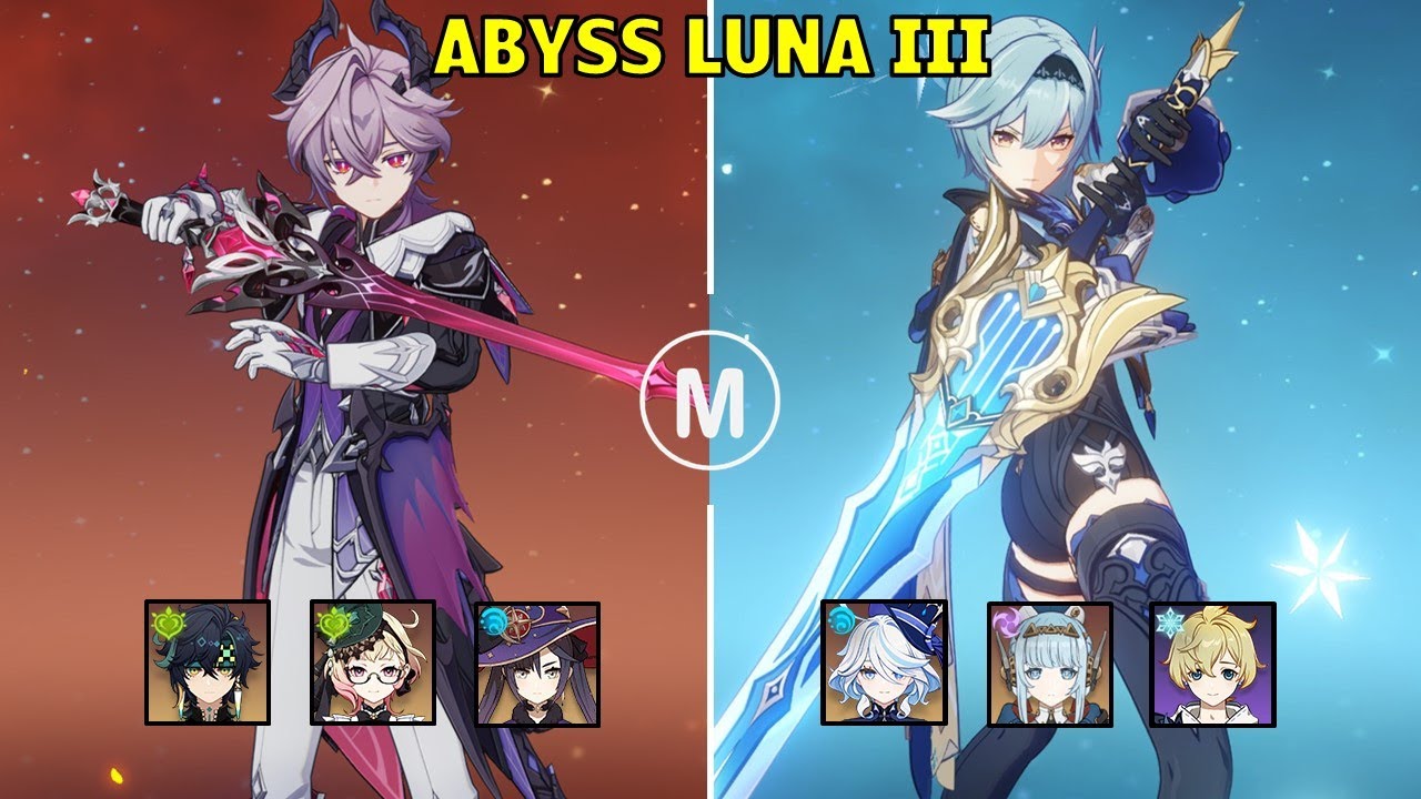 C2 Durin C0 Kinich Burn & C6 Eula Hyper Carry - Spiral Abyss Luna III Genshin Impact