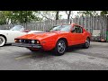 1974 SAAB Sonett III aka SAAB 97 in Orange & V4 Engine Sound on My Car Story with Lou Costabile