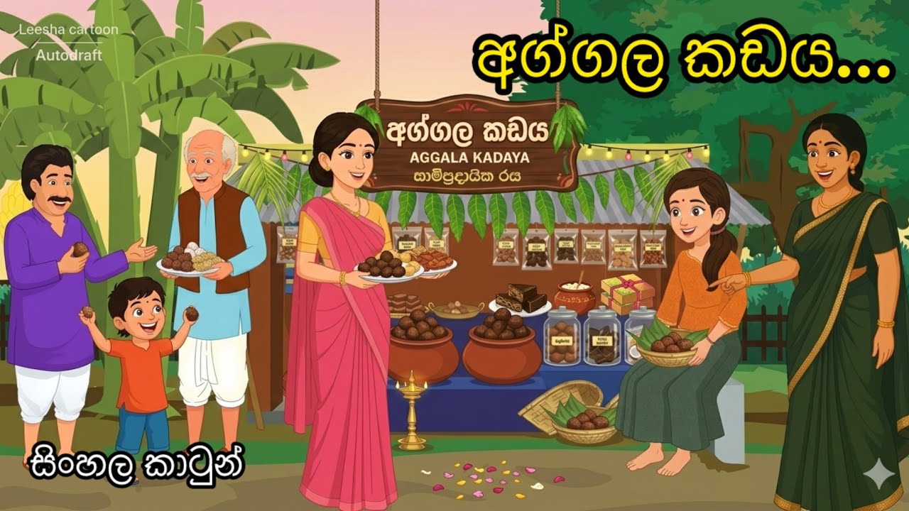 අග්ගල කඩය|sinhala cartoon | #cartoon 