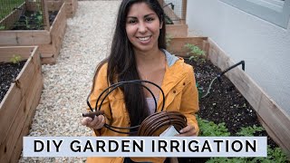 Raised Garden Bed DRIP Irrigation | How to Build a Drip Irrigation System for Raised Beds
