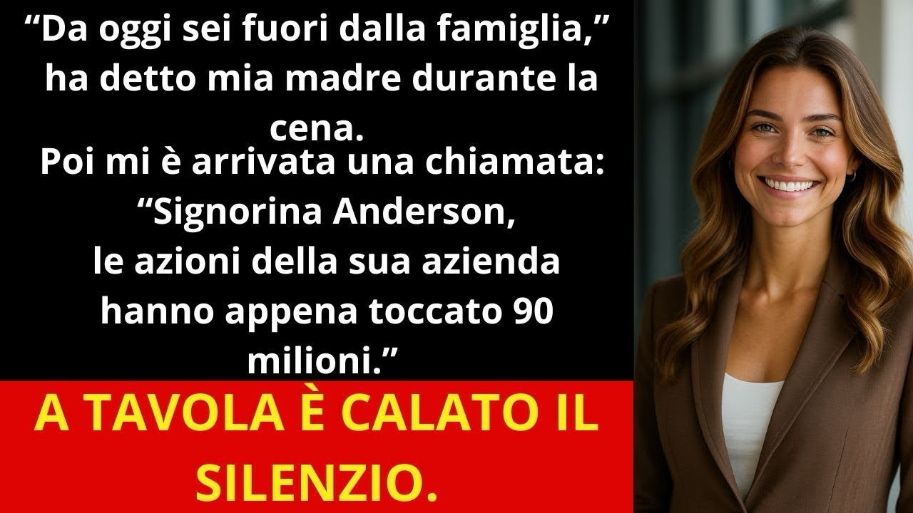 Mi hanno tagliata fuori davanti a tutti  Poi il mio assistente ha detto  “CEO, è pronta ”