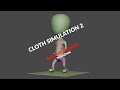 CLOTH SIMULATION 2 OGARNIJ BLENDER PORADNIK