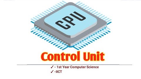What is Control Unit | Computer Architecture | Lecture in pashto