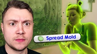 Spreading my mo(u)ld germs everywhere in The Sims 4 For Rent