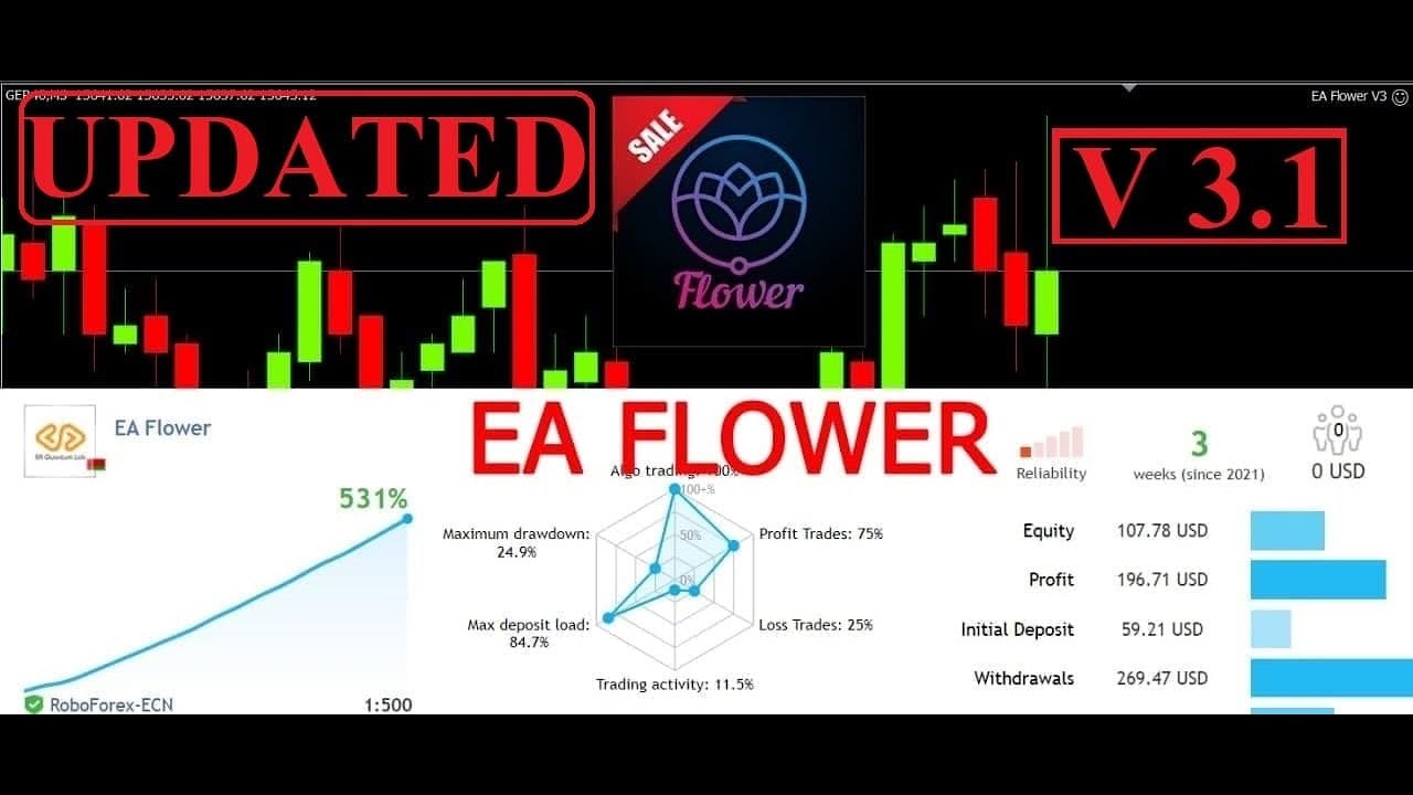 EA Flower Unlocked Best EA 2021 EA Flower MT4 REVIEW DOWNLOAD YouTube
