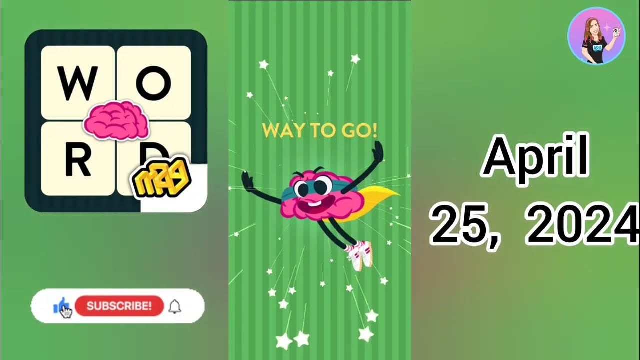 WordBrain Spring Event April 25, 2024 All Parts Answers YouTube