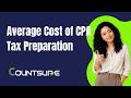 Average Cost of CPA Tax Preparation video 1080p