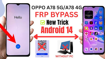 OPPO A78 5G/A78 4G FRP Bypass Android 14 New Method 2025 ( Without PC ) Gmail Not Login