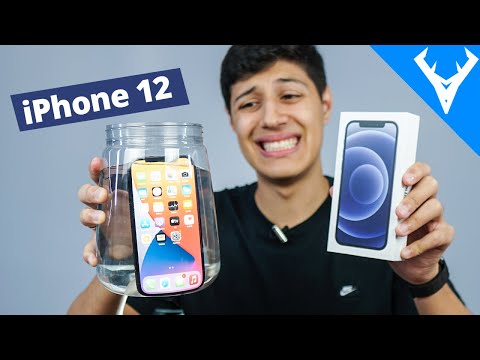 Por essa voc  n o esperava  IPHONE 12 em m os UNBOXING MOLHADO  