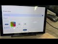 Configure the screensaver clock