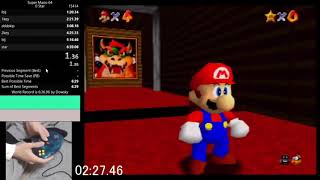 Super Mario 64 0 star Speedrun World Record in 6:36:430