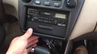 honda accord radio 2000 removal
