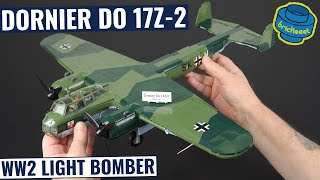 WW2 Light Bomber "Flying Pencil" Dornier DO 17Z-2 - COBI 5754 (Speed Build Review)