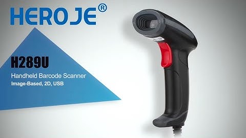 HEROJE_H289U 2D USB Corded Handheld Barcode Scanner_Show Demo