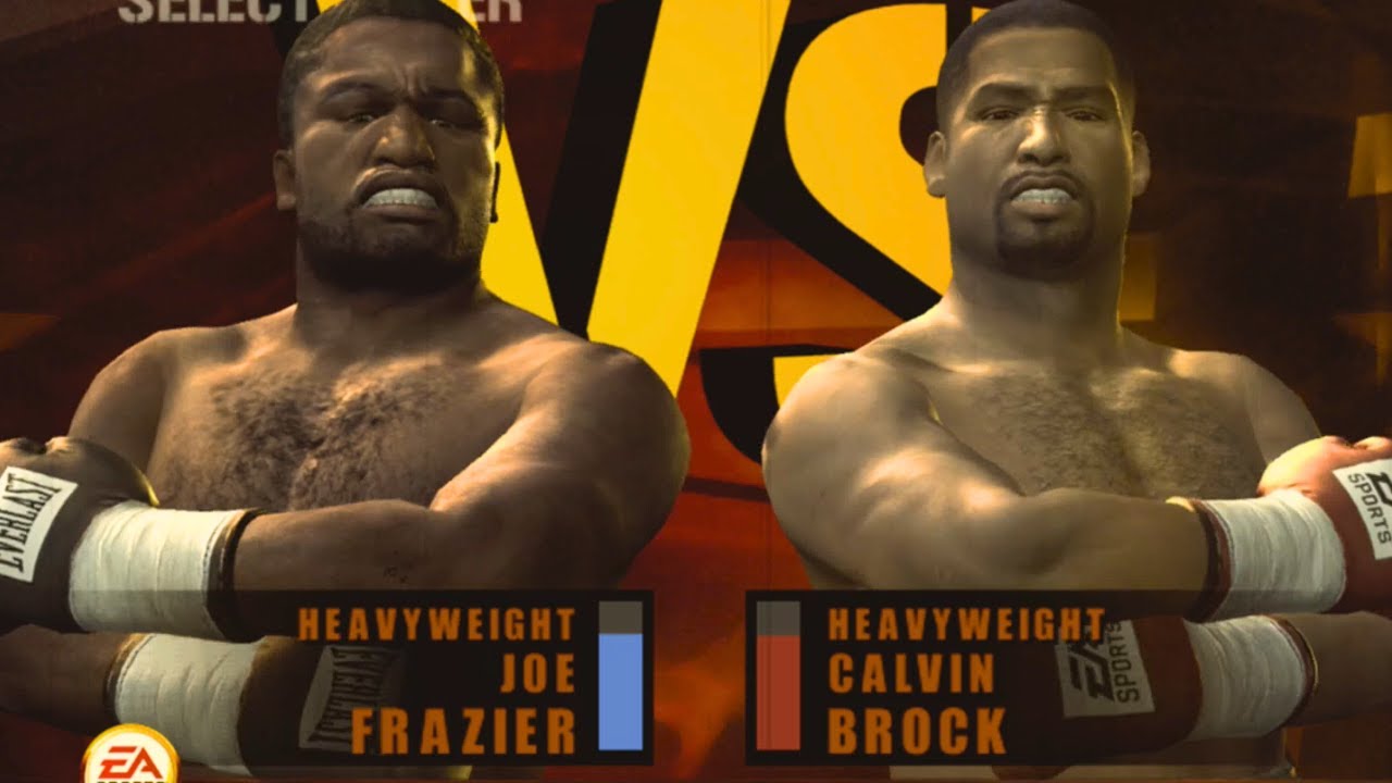 Calvin B Rocks Joe Frazier vs Calvin Brock FULL FIGHT | Fight Night Round 3 AI ...