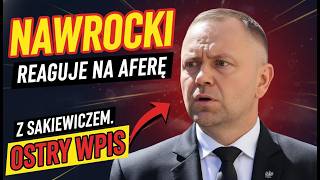 Nawrocki reaguje na aferę z Sakiewiczem . Pojawił się ostry wpis