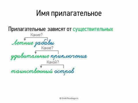 Имя прилагательное (5 класс, видеоурок-презентация)