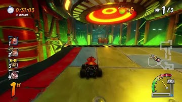 Crash Team Racing Nitro-Fueled: Classic Adventure Part 17 - N. Gin Labs (Trophy Race)
