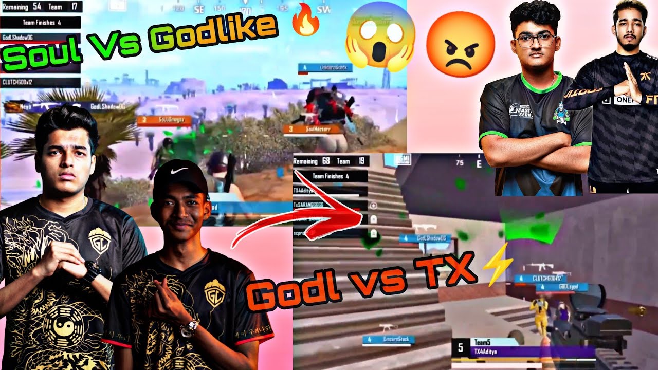Soul Vs Godlike 🔥| Godl Vs Tx⚡| Back to Back Fight in Scrims😍 - YouTube