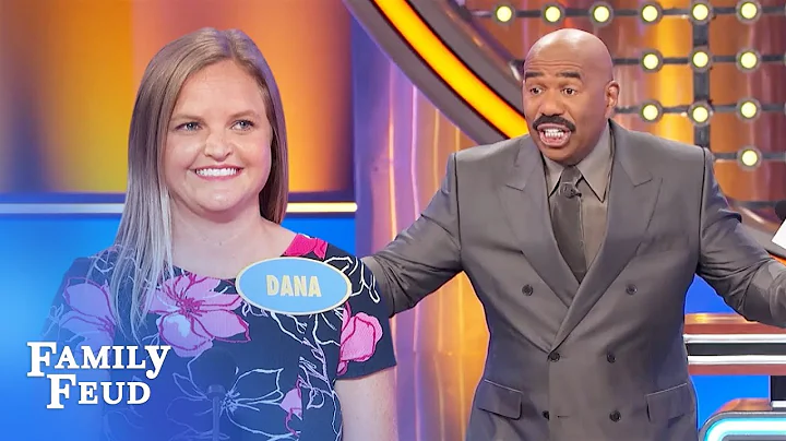 Dana's weird answer sends Steve Harvey off! | Fami...