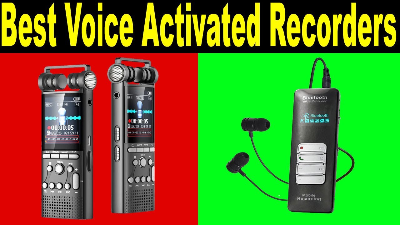 Top 5 Best Voice Activated Recorders Review 2021 - YouTube